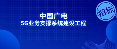 中国广电再启两项5G业务招标，自筹资金1.581亿强化互联网安全服务